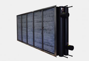 Water Coil with Solder Coated Fins